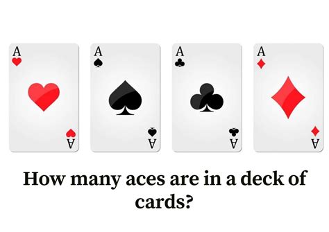 how many aces are in a deck of cards